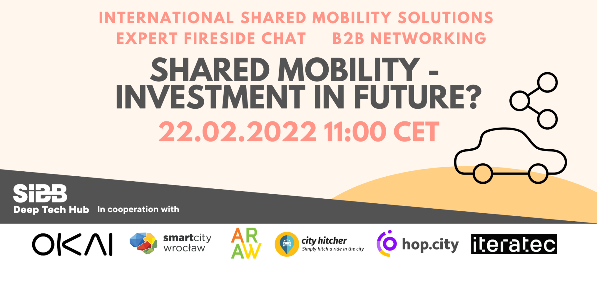 Shared Mobility Investment- event